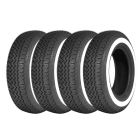 Set of 4 off 185 HR15 Michelin XVS Flancs Blancs