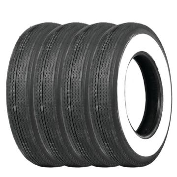 Set of 4 off 8.20 x15 General Flancs Blancs