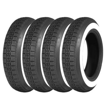 165 R400 Michelin X Flancs Blancs