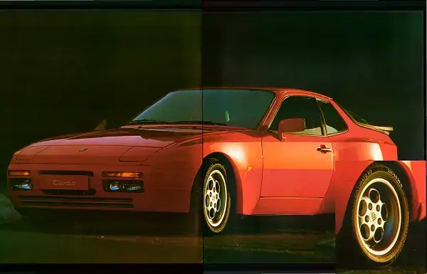 Click to enlarge 1986 Porsche 944 Turbo on 205/55YR16 PIRELLI CINTURATO P7 front and 225/50 YR 16 PIRELLI CINTURATO P7 rear Tyres