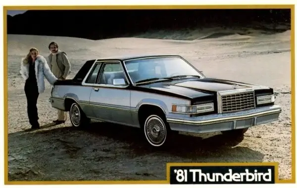 Pneus Ford Thunderbird 1981