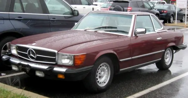 Click to enlarge Mercedes-Benz 380 SL R107 Tyres