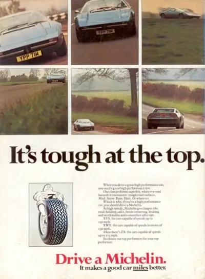 Click to enlarge Michelin XWX Tyres Advert