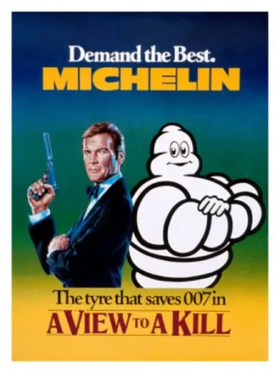 Publicité Michelin James Bond